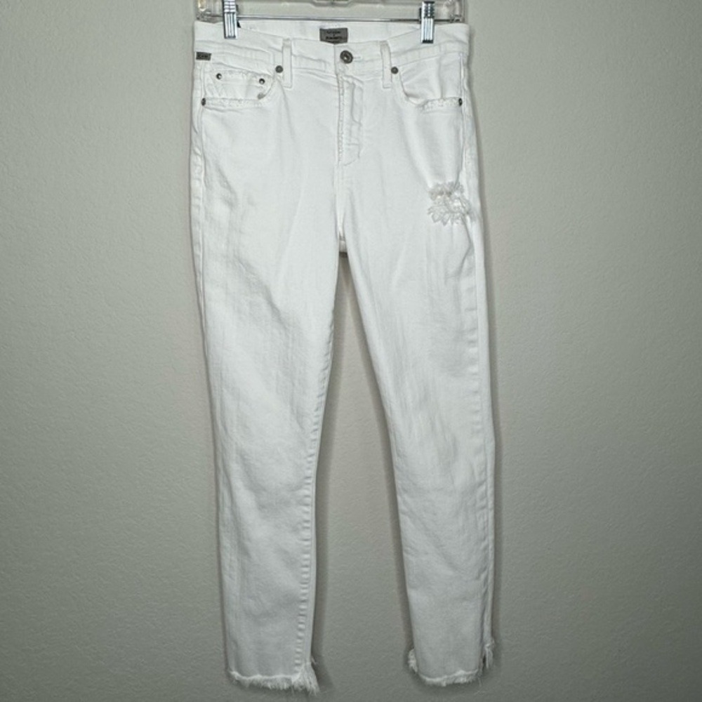 Citizens of Humanity Rocket Crop‎ High Rise Skinny Jeans in Blink- Sz 27